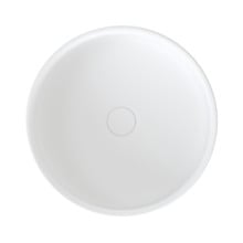 Cosmo 390mm Matte White Round Ceramic Above Counter Basin